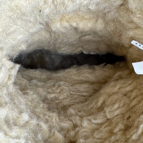 BearPaw Chestnut Brown Boots Sweater Calf Sheepskin Wool Lining Women's 7 EUC - Picture 10 of 12